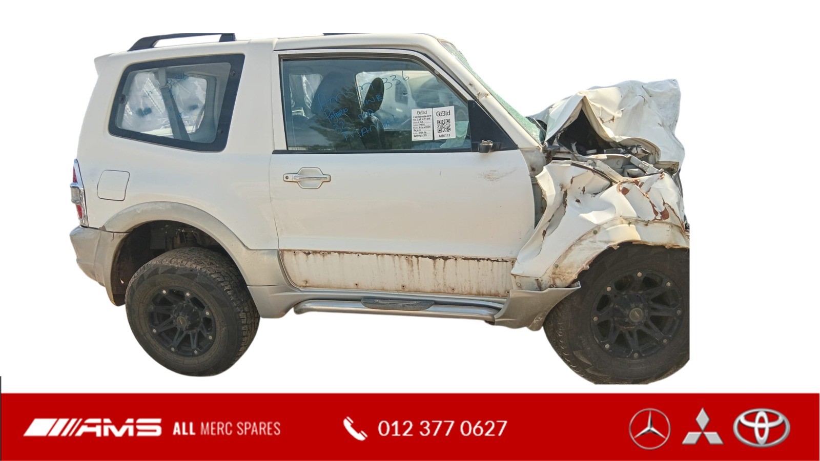 Mitsubishi Pajero 3.2 DID 2001 stripping for spares