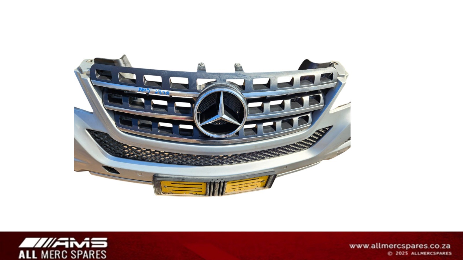 Mercedes-Benz ML W164 front bumper close-up – used good condition – All Merc Spares Pretoria West